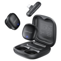 Бездротовий мікрофон ACEFAST R1 wireless lavalier microphones AI Type-C 2 мікрофона Black